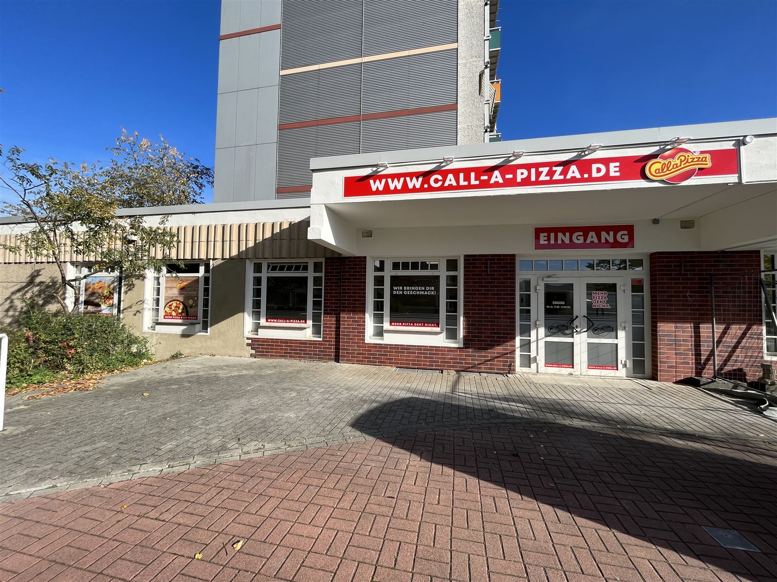 Call a Pizza – Schaufensterbeschriftung