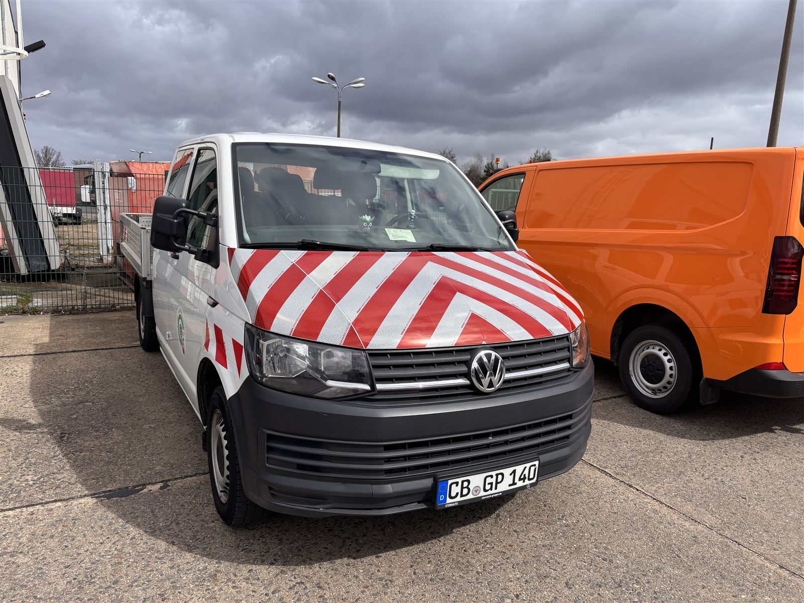 Grün und Parkanlagen der Stadt Cottbus – Warnmarkierung