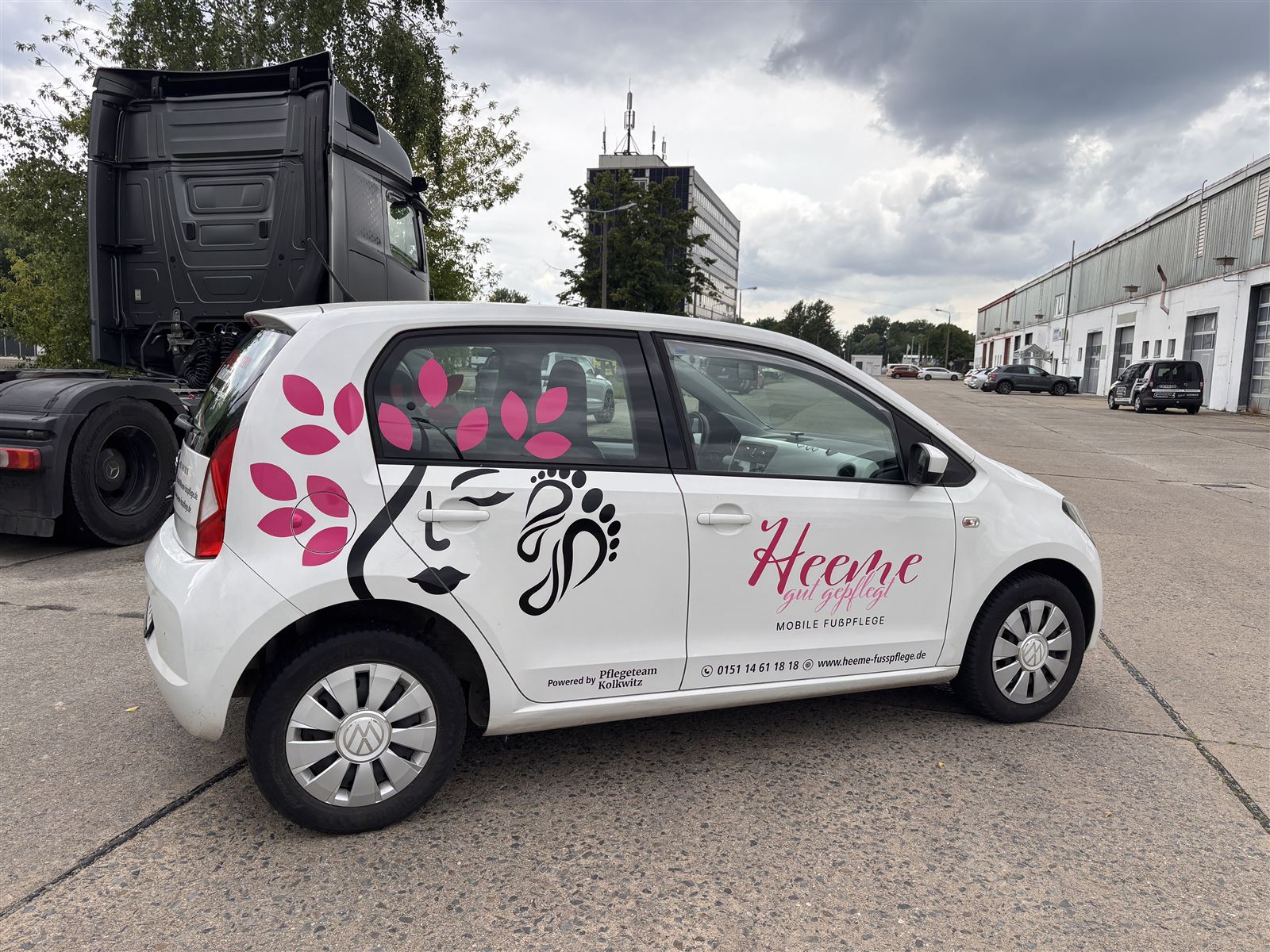 HEEME Mobile Fußpflege – Pkw-Beschriftung