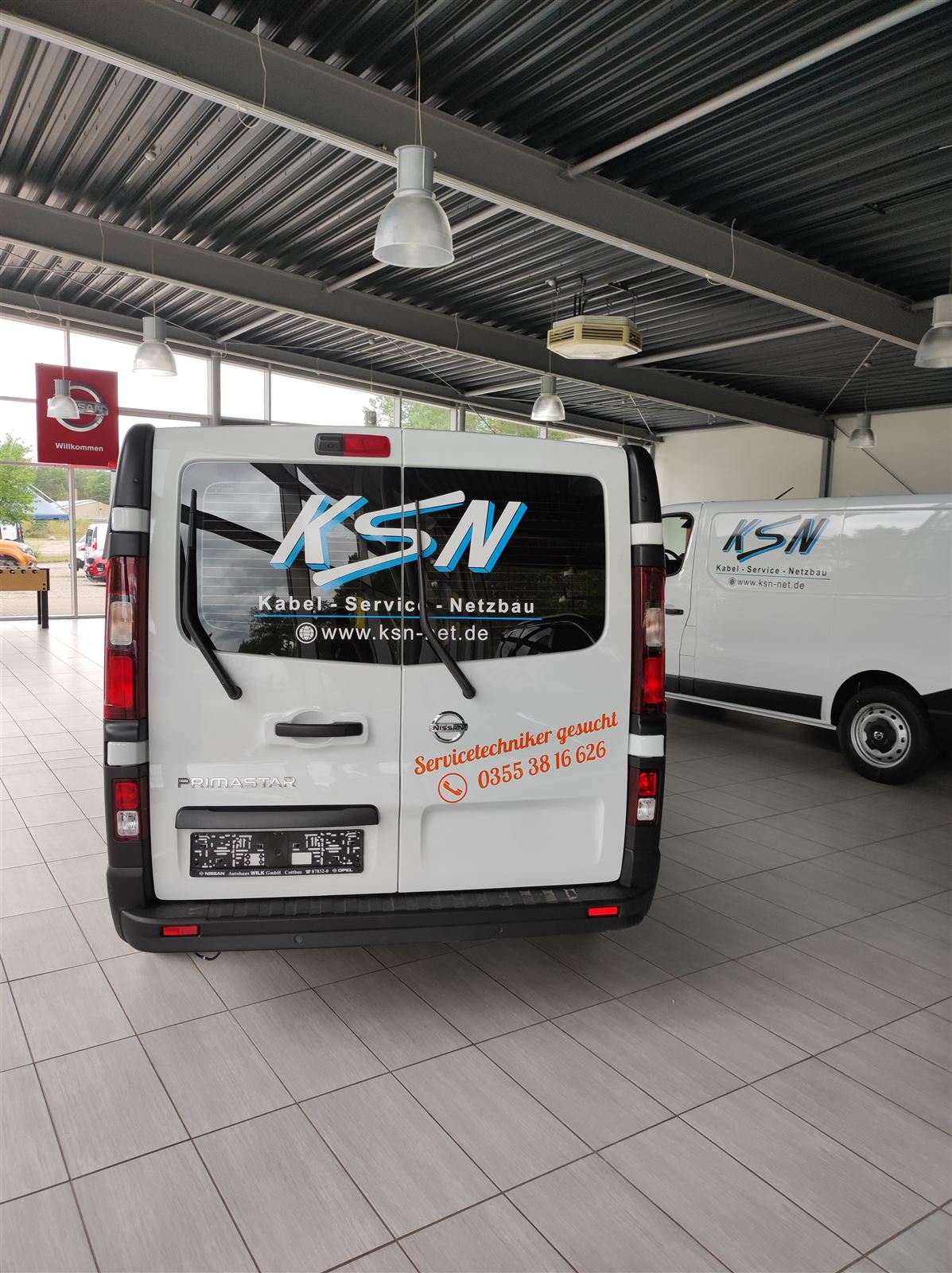 KSN GmbH – Transporter-Beschriftung