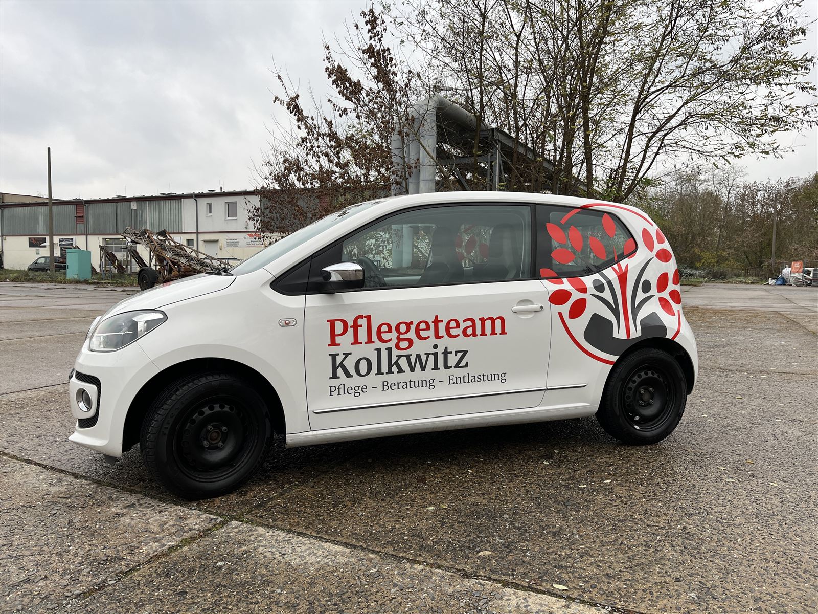Pflegeteam Kolkwitz – Fahrzeugbeschriftung
